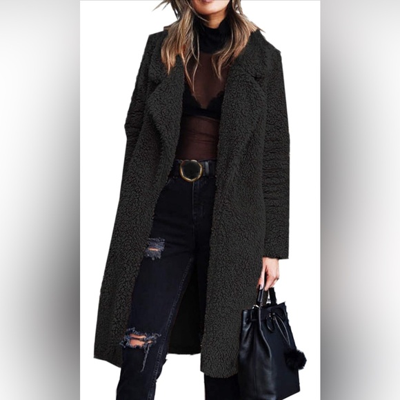 Amazon Jackets & Blazers - Amazon Women's Black Long Coat
